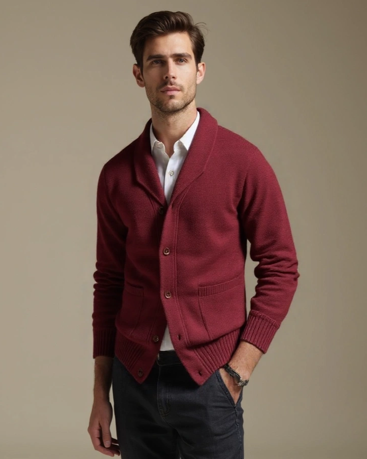 Sebastian – Knitted Cardigan – Black / M