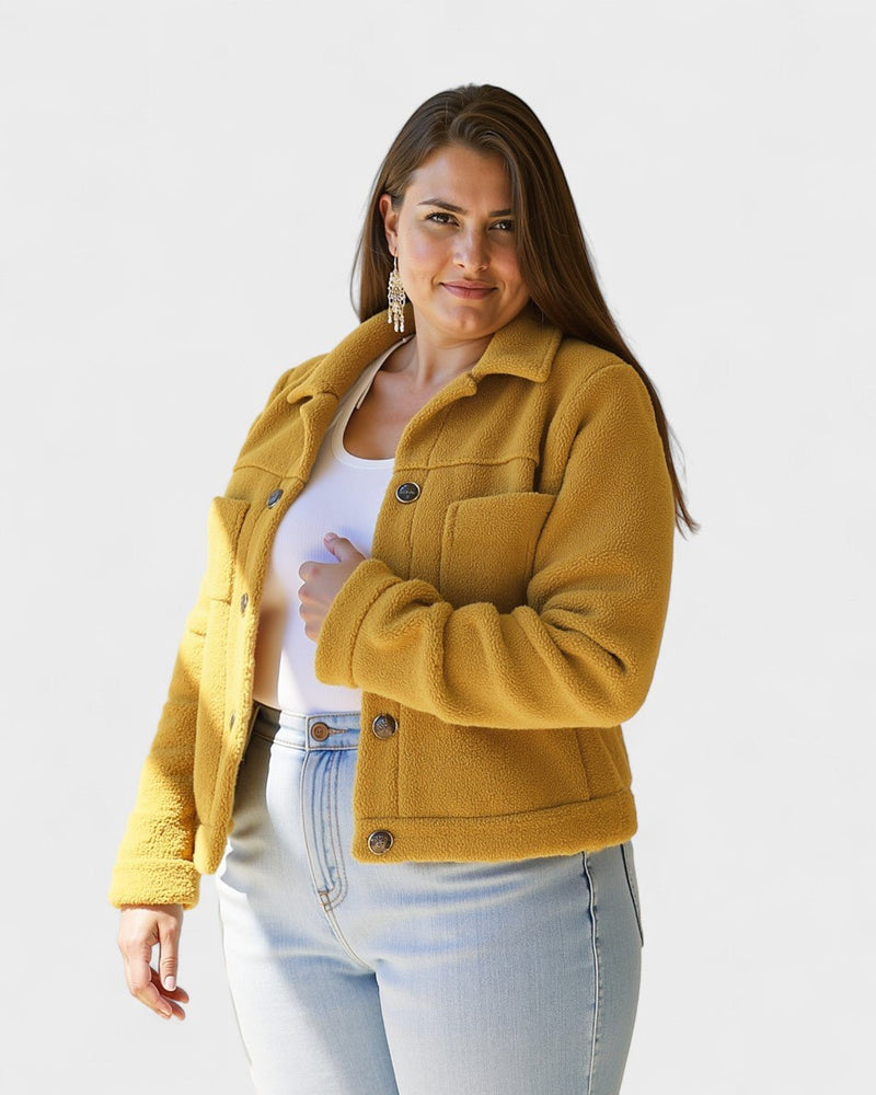 Selina – Fleece jacket – Green / S