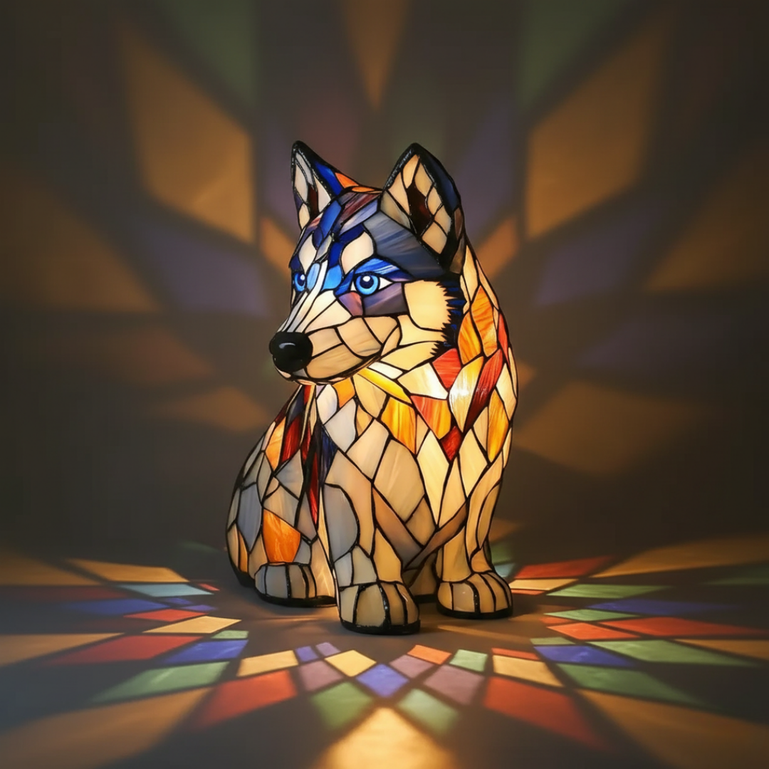 Sitting Husky – Plug-in power