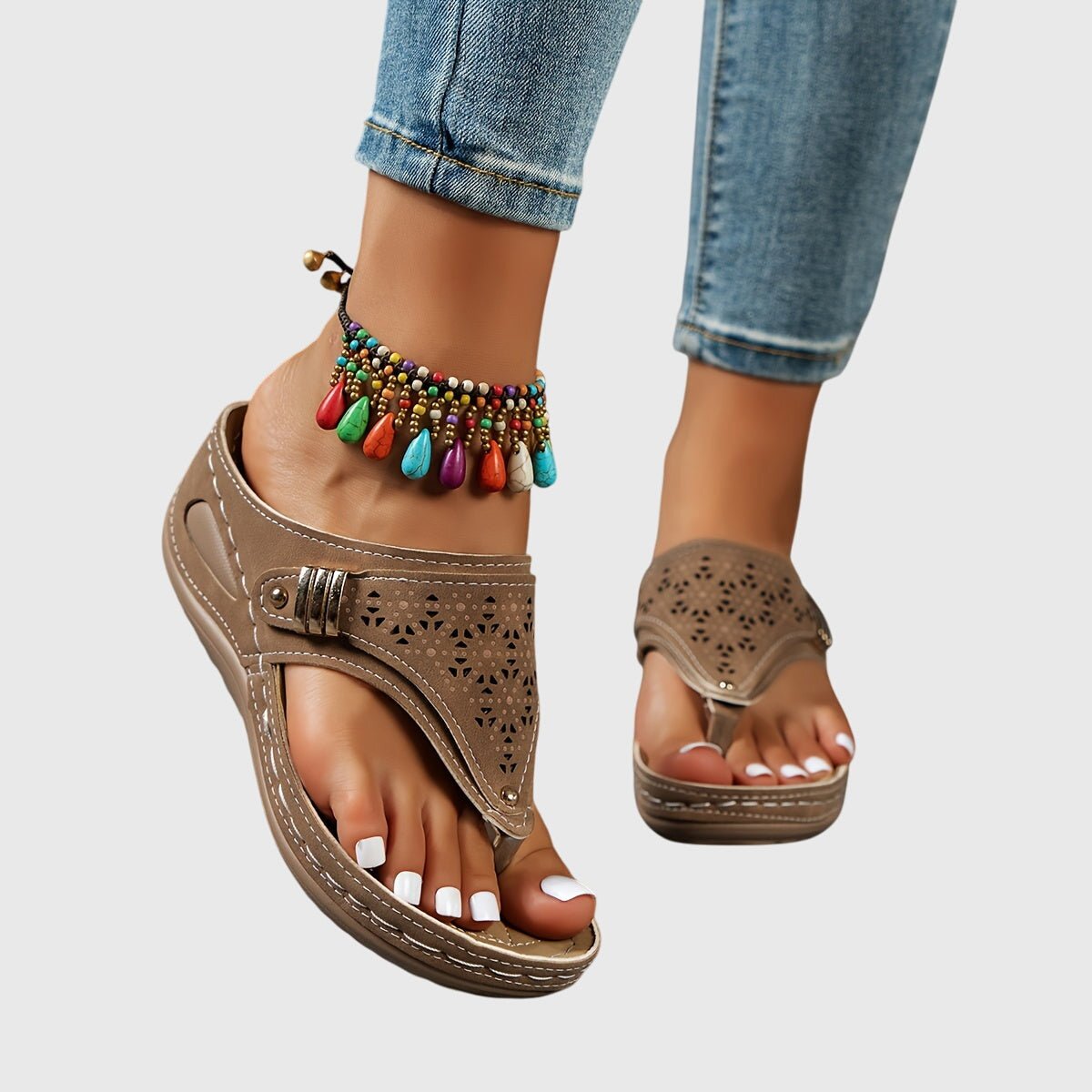 Sidsel – Sandals – Bordeaux Red / 36