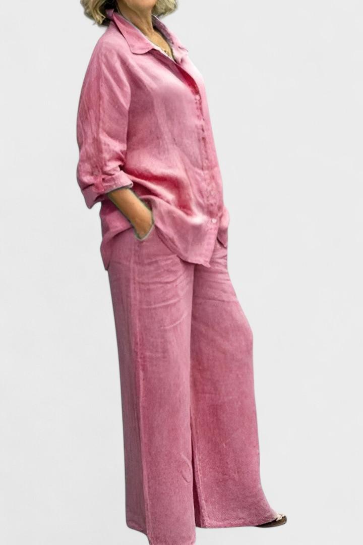 Signe – Breathable set – Pink / S