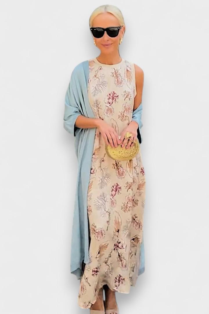 Signe – Floral long dress – Style 1 / S