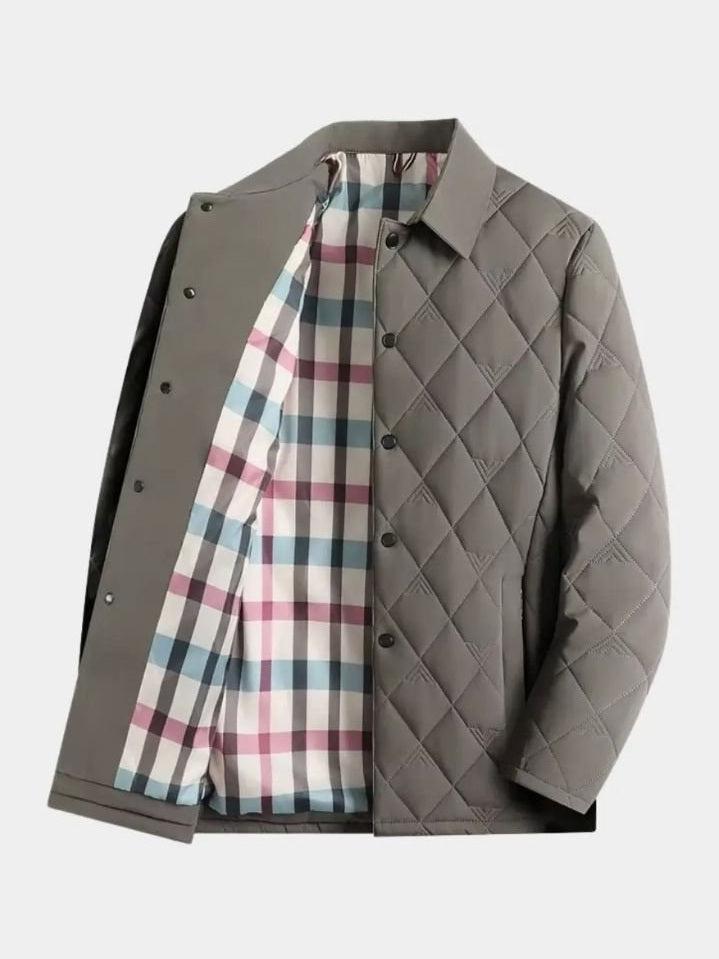 Silvano – Luxury Overcoat – Navy Blue / XS