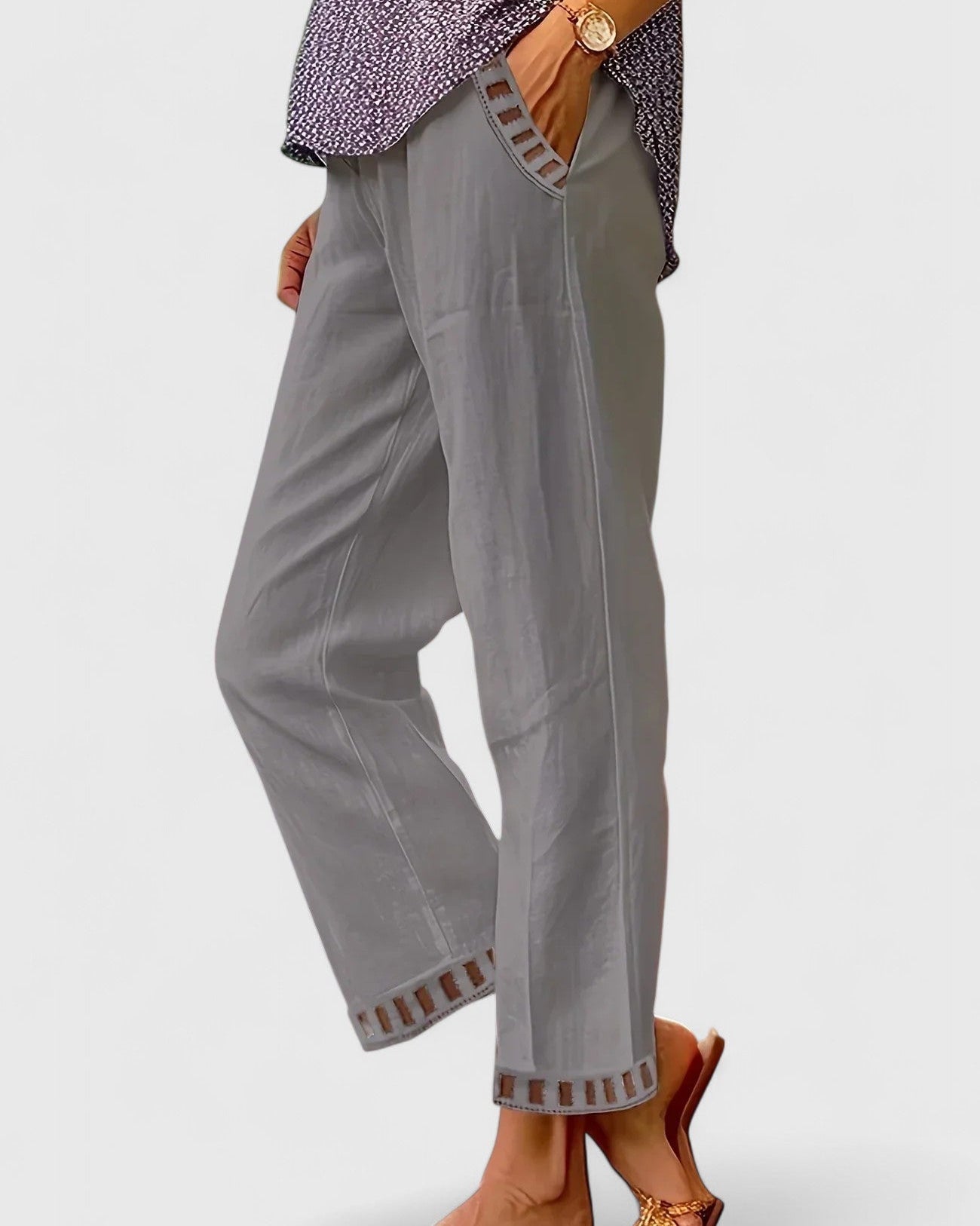 Skyla – Pants – Grey / S