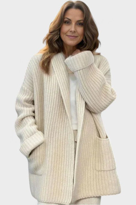 Sofie – Knitted cardigan – Cream / S