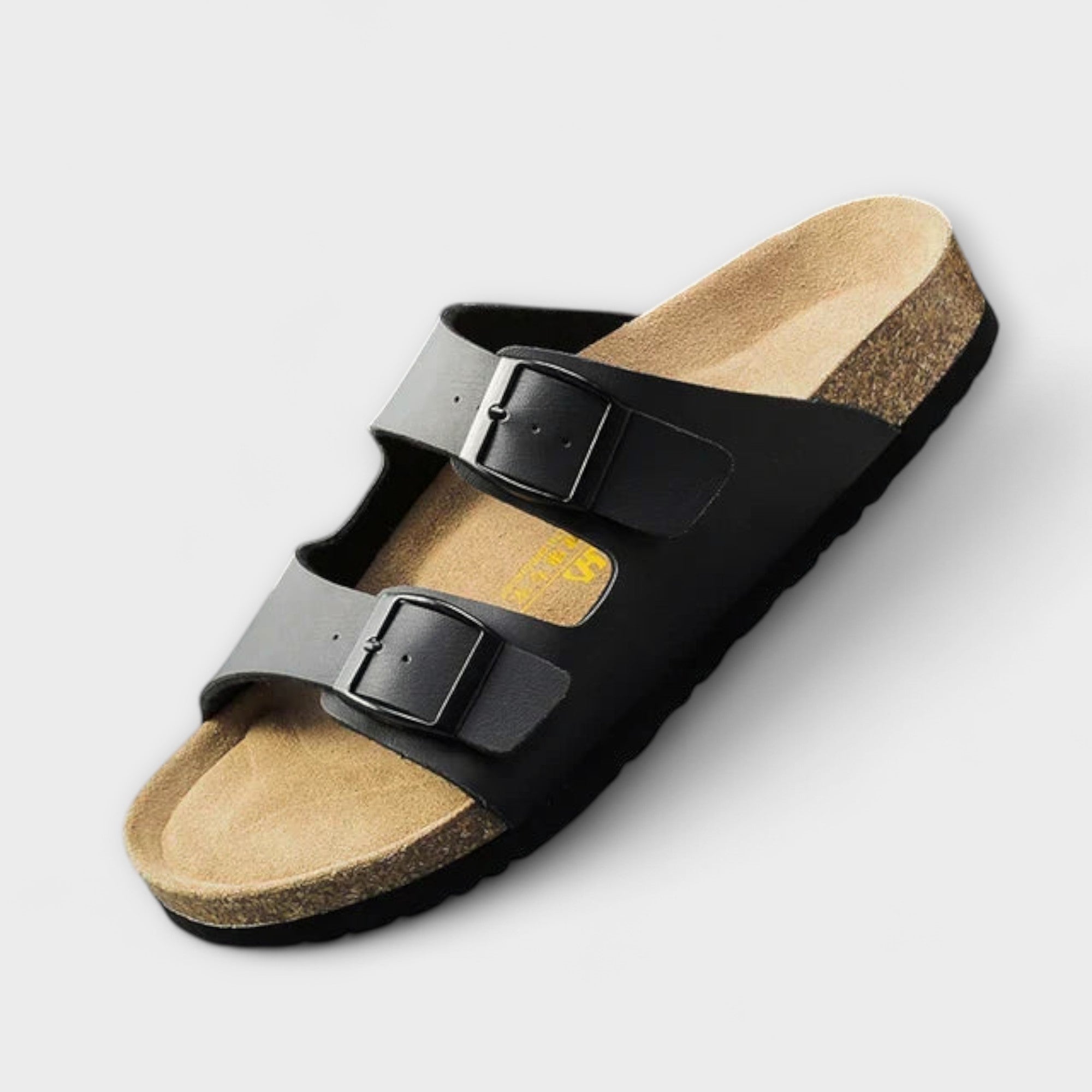 Solveig – Supportive Sandals – Black / 36