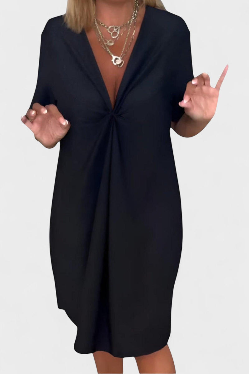 Solveig – V-neck dress – S