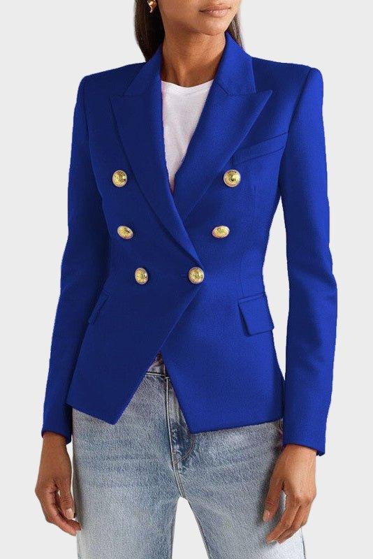 Stine – Elegant blazer – Dragon Blue / S