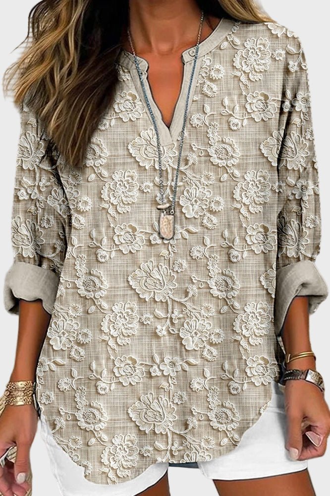 Stine – Desert flower Blouse – S