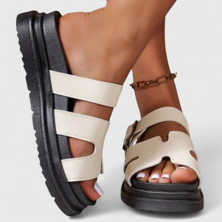 Tanja – Supportive Sandals – White / 36