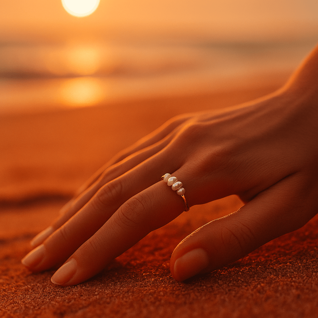 Tilde – Pearl Ring – 15
