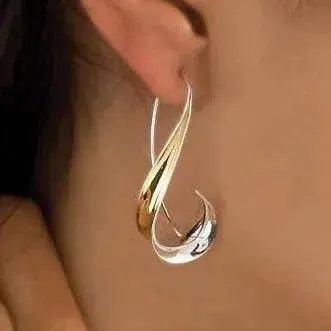 Vintage Gold Plated Dangle Earrings
