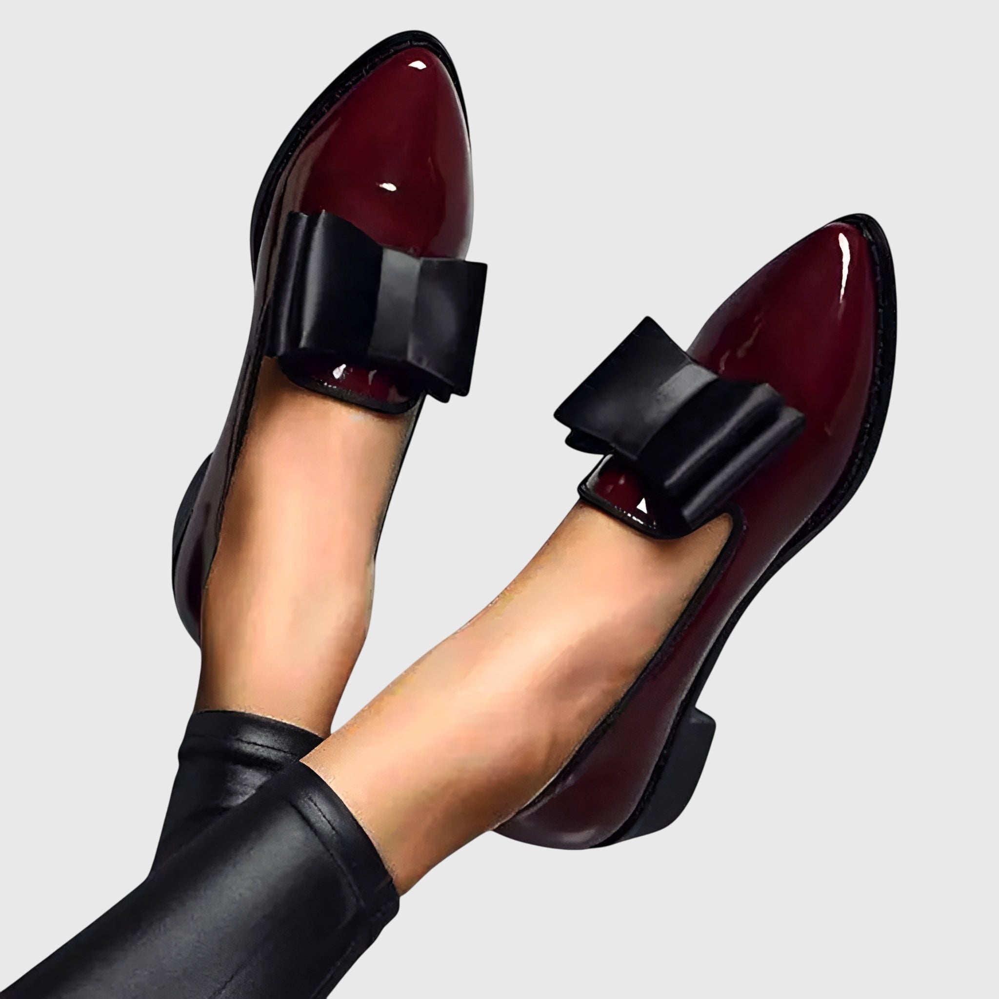 Viola – Supportive Loafers – Red / 35