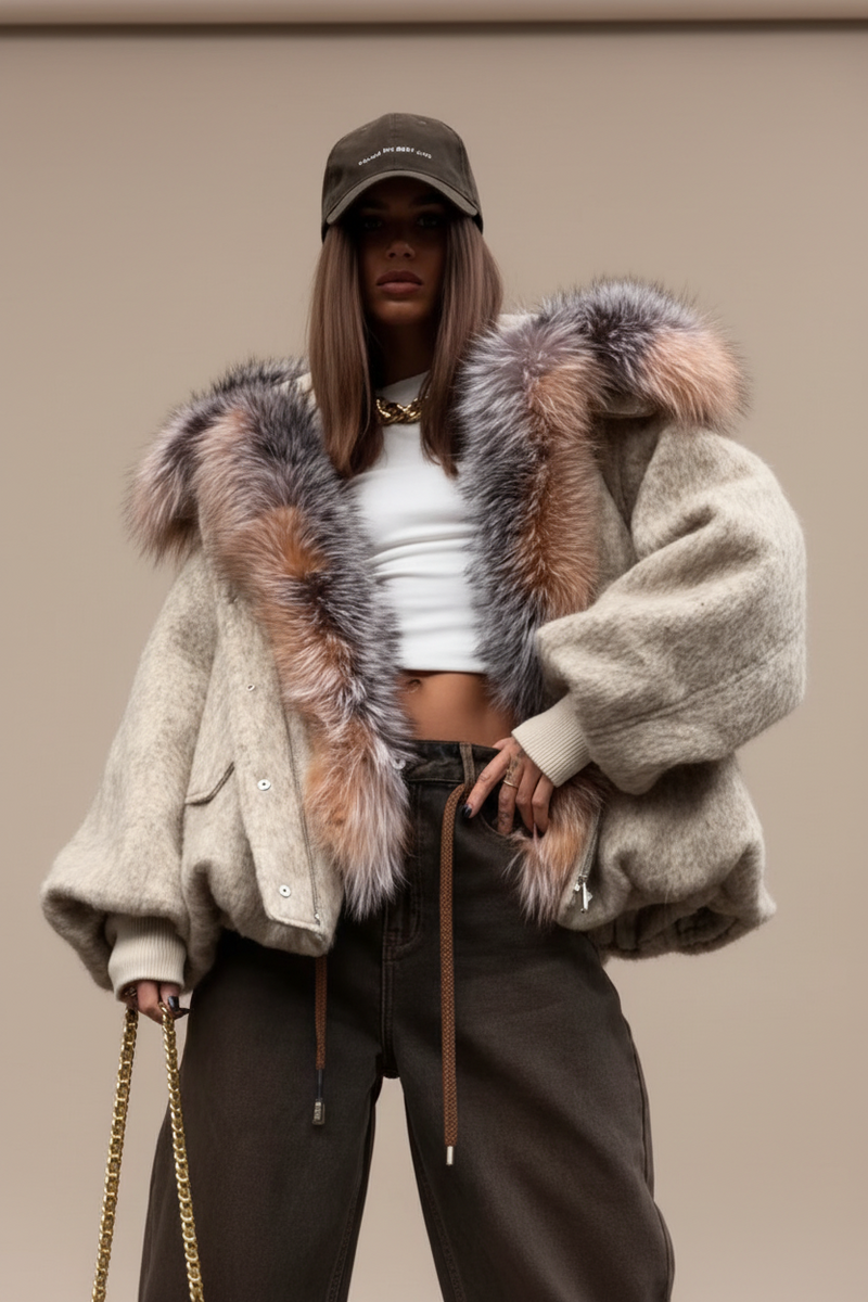 SORENZA | CROPPED WOOL JACKET