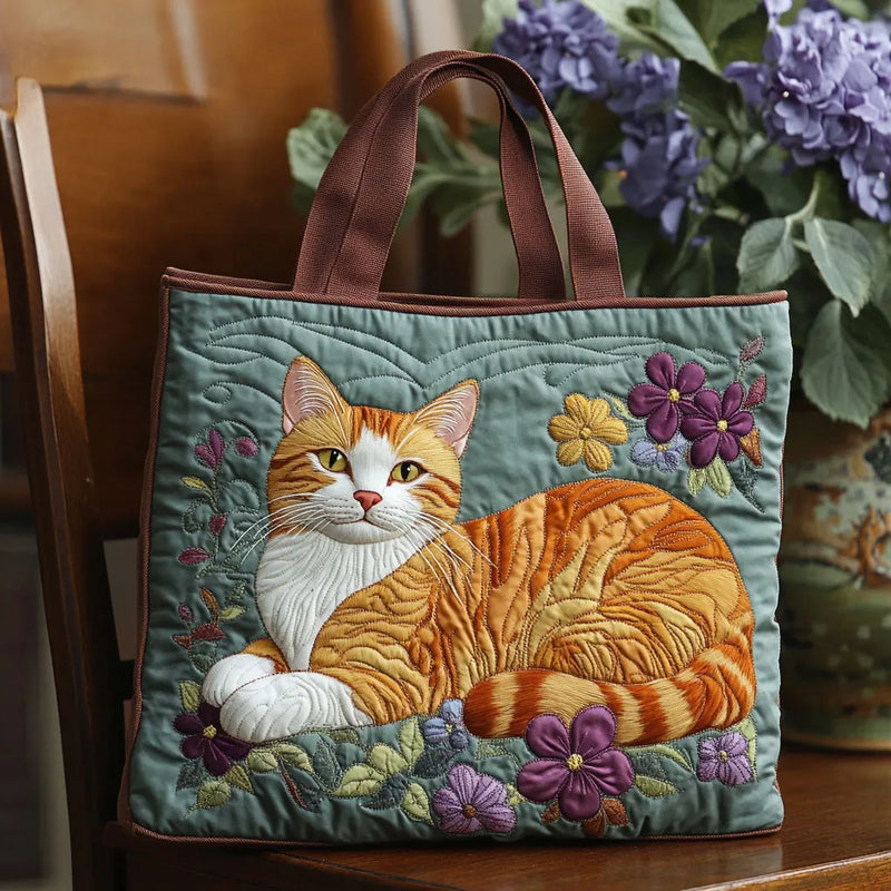 Bolsa Artesanal - Gato Marrón