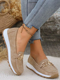 Ellie - Flat Buckle Loafers
