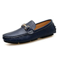 Genuine Leather Loafers – Black / 36