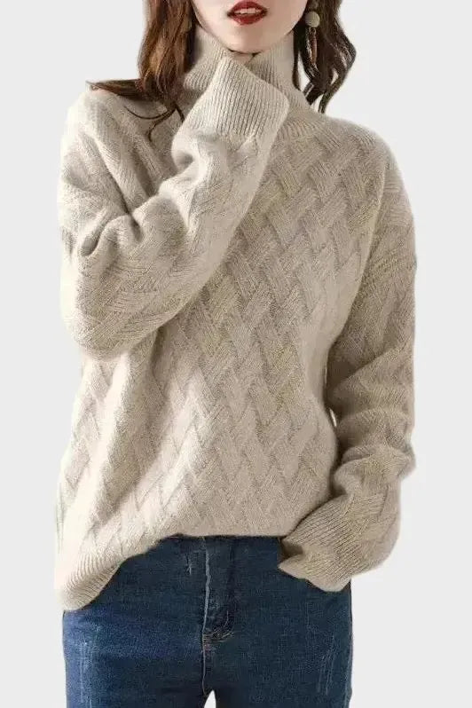 Aamu – Sweatshirt – Beige / S
