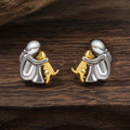 Adéla – Earrings with a dog motif – Silver