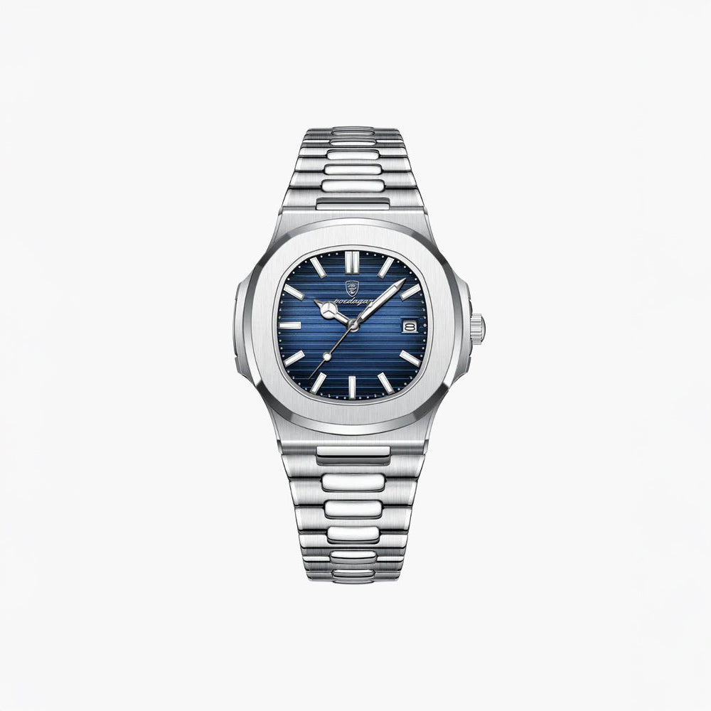 Adrian – Stainless Steel Watch – Blue