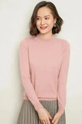 Agnes – Premium Cashmere Jumper – Golden camel / L