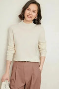 Agnes – Premium Cashmere Jumper – Golden camel / XL