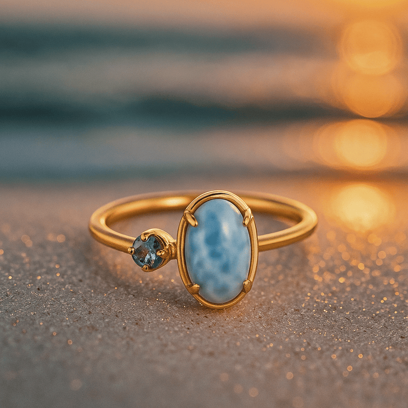 Agnes – Silver topaz ring – 15