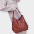 Alberte – Vintage Leather Bag – Red