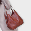 Alberte – Vintage Leather Bag – Brown