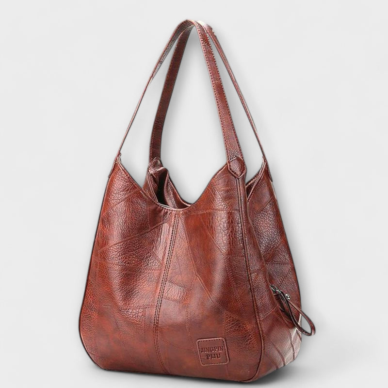 Alberte – Vintage Leather Bag – Black