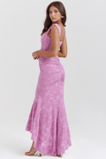 Albertha – Maxi dress – Pink / M