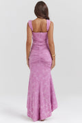 Albertha – Maxi dress – Pink / L