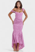 Albertha – Maxi dress – Pink / XS