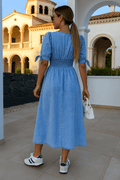Alma – Denim dress – Blue / M