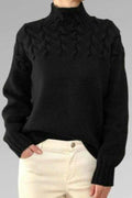 Alma – Elegant Jumper – Black / M