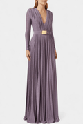Alma – Long dress – Purple / M