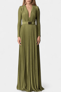 Alma – Long dress – Purple / XL