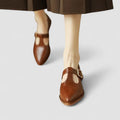Alma – Supportive Mary Jane Shoes – Beige / 40