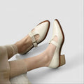 Alma – Supportive Mary Jane Shoes – Beige / 37