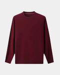 Anders – Round-Neck Jumper – Bordeaux / M