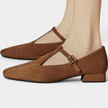 Andrea – Supportive Mary Jane Shoes – Brown / 35