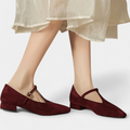 Andrea – Supportive Mary Jane Shoes – Brown / 37