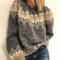 Angela – Vintage Icelandic Jumper – Black / L