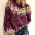 Angela – Vintage Icelandic Jumper – Black / XL