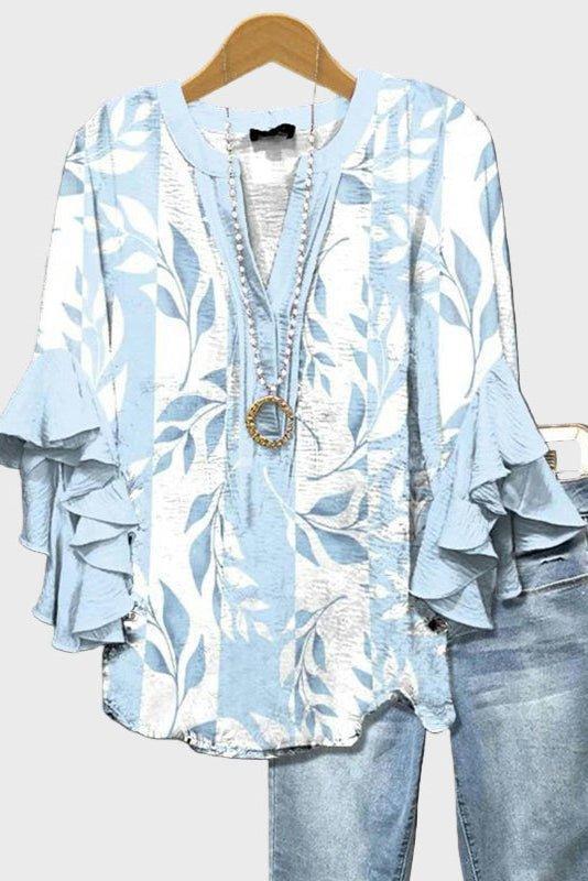 Anna – Light blue blouse – S