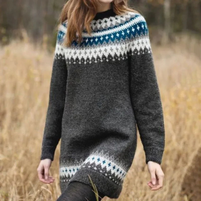 April – Vintage Icelandic Knit Jumper – S