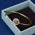 Bracelet The Tree of Life Without Time Limit Adjustable – Gold / One Size