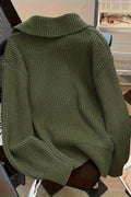 Astrid – Olive Green Cardigan – M