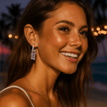 Augusta – Purple Earrings – image 3