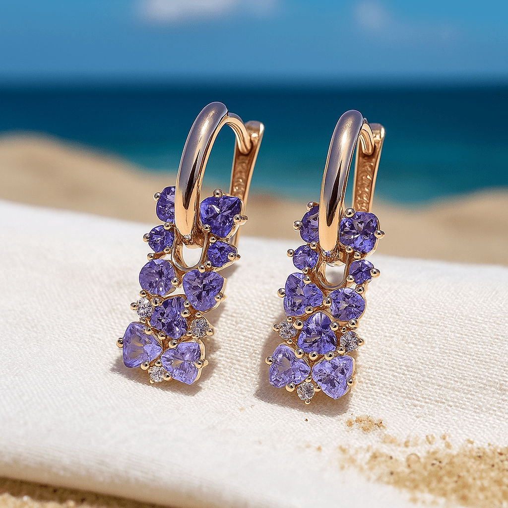 Augusta – Purple Earrings